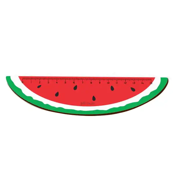 خط کش 15 سانتیمتری طرح هندوانه