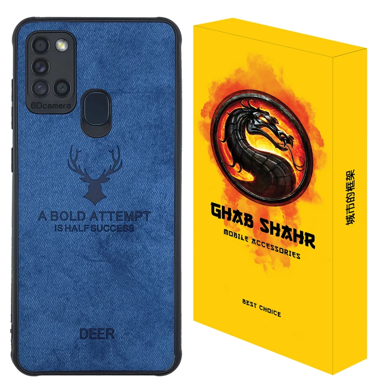 کاور قاب شهر مدل گوزنی مناسب برای گوشی موبایل سامسونگ Galaxy A21s