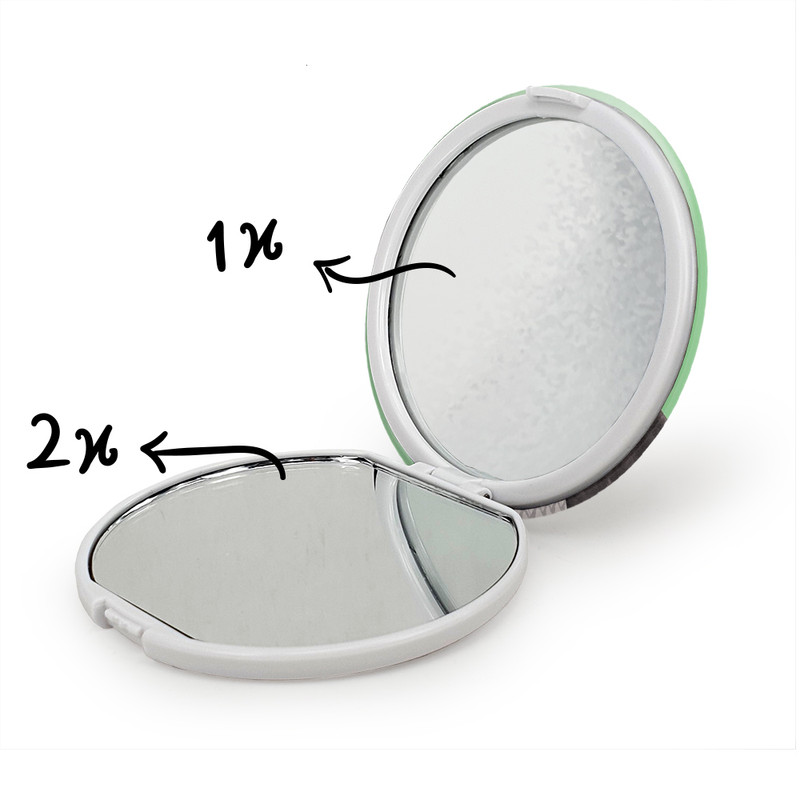 آینه جیبی خندالو طرح گربه مدل تاشو کد 5219