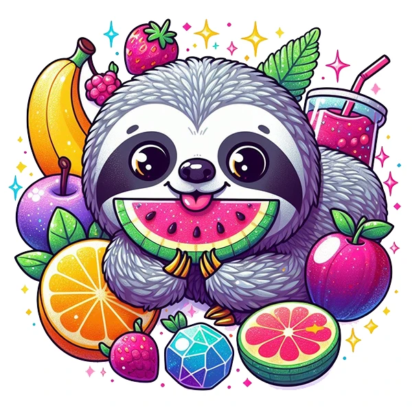 استیکر پارچه و لباس پاد آفرین طرح کارتونی و تابستون کد 1791