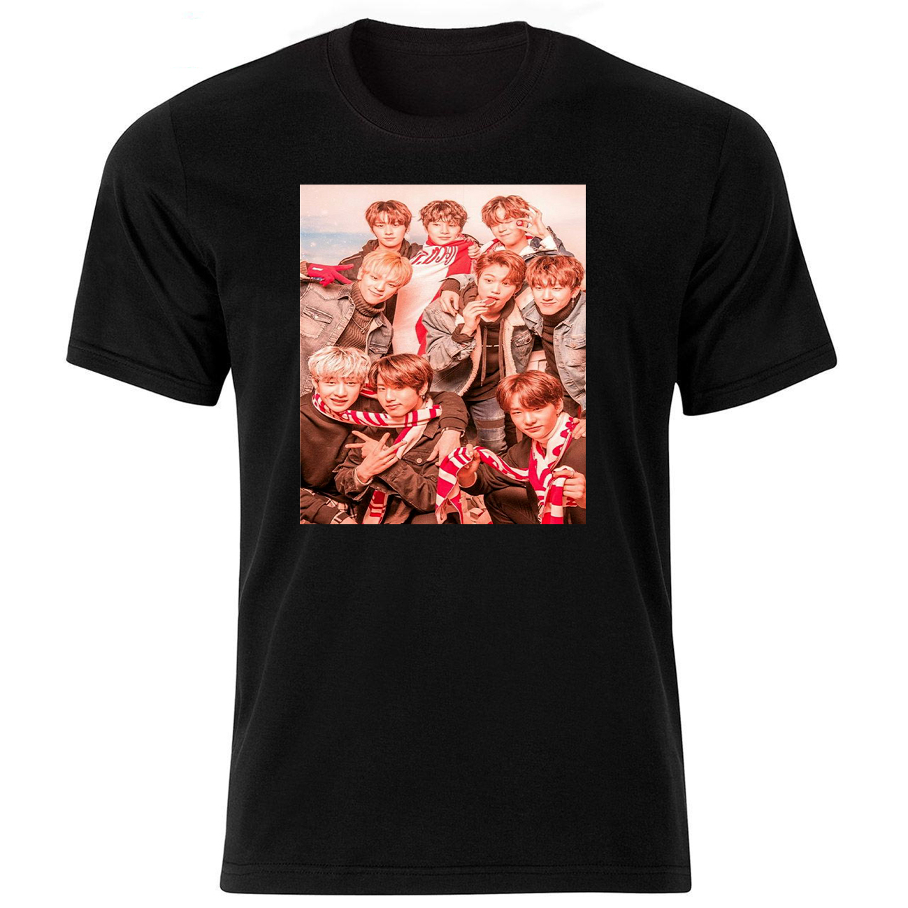 تی شرت پسرانه طرح stray kids کد 10