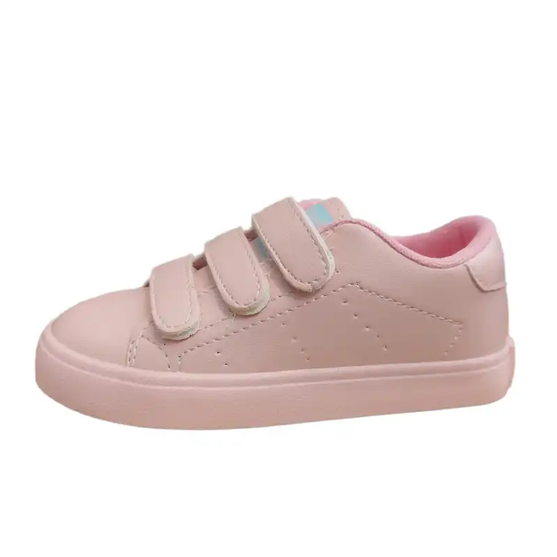 کفش راحتی بچگانه مدل سه چسبی رنگ صورتی