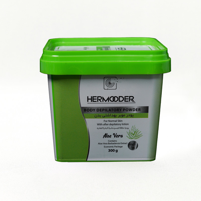 پودر موبر هرمودر مدل Aloe Vera وزن 300 گرم