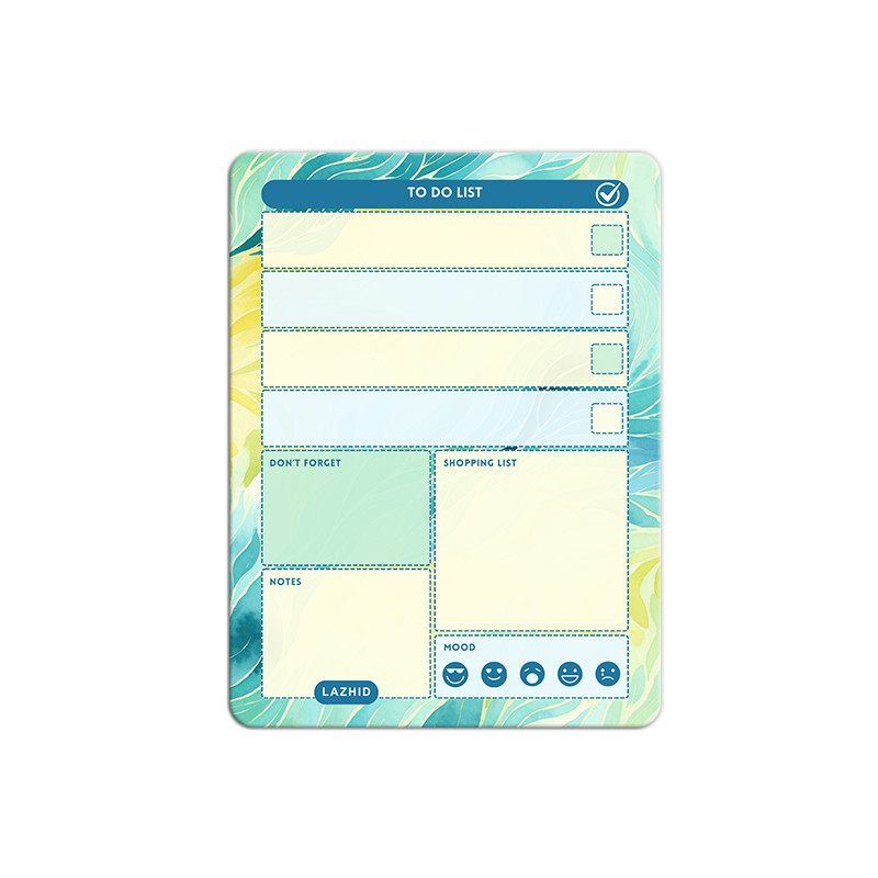 تخته وایت برد لاژید مدل برنامه ریزی سایز 14x18 سانتی متر