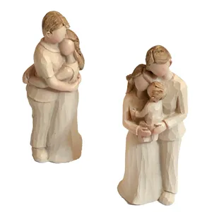 مجسمه طرح چرخه عشق مدل P2032 مجموعه 2  عددی