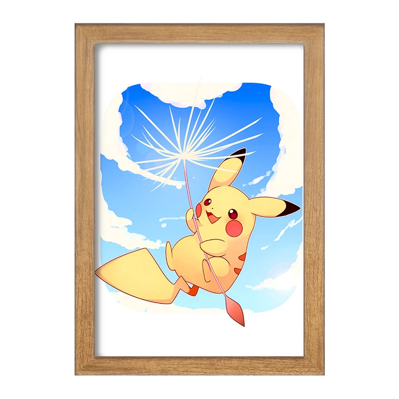 تابلو خندالو مدل پیکاچو انیمه پوکمون  کد 17338