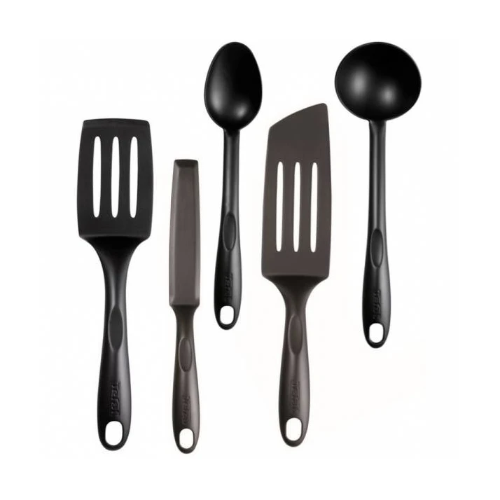 سرویس کفگیر و ملاقه پلاستیک 5 پارچه تفال مدل Bienvenue