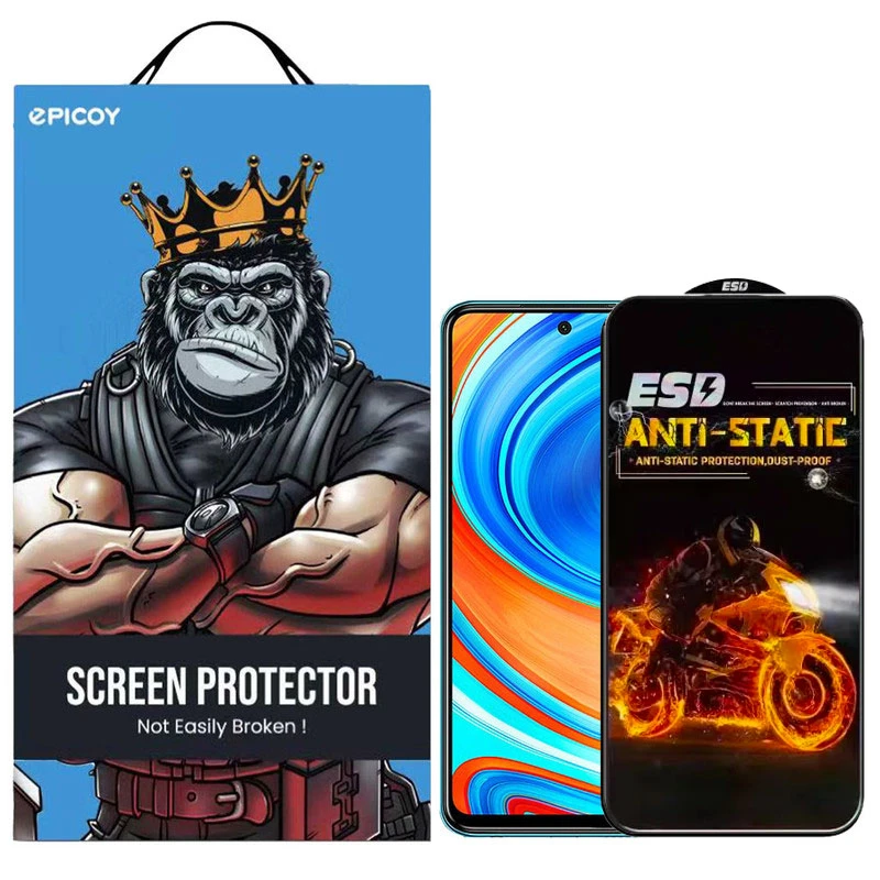 محافظ صفحه نمایش اِپیکوی مدل Fiery ESD مناسب برای گوشی موبایل شیائومی Redmi Note 9 Pro Max / Note 9 Pro 5G / Note 9 Pro / Note 9 Pro (India) / Note 9S / Note 10 Lite