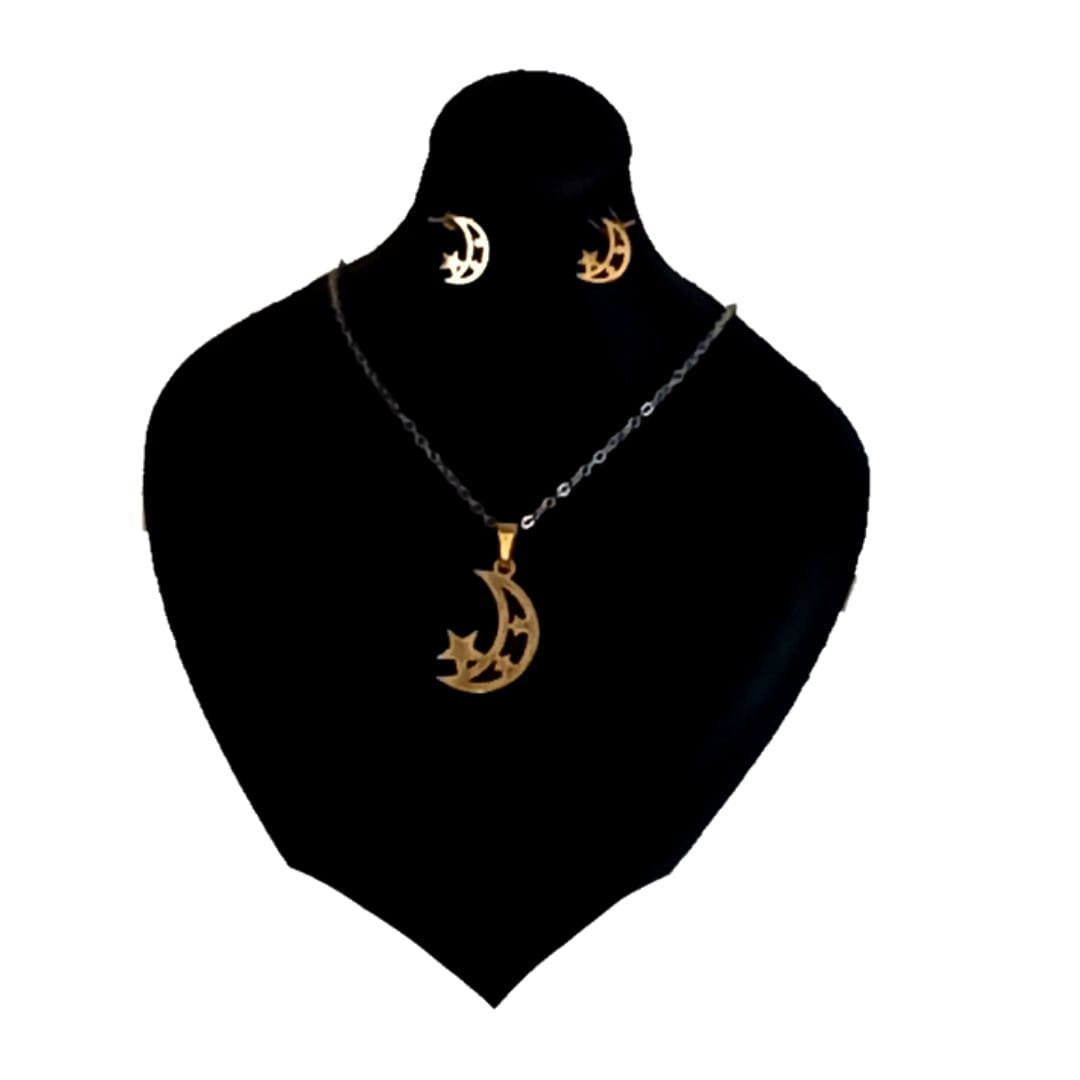 نیم ست زنانه مدل ماه و ستاره کد P4000 نیم ست زنانه مدل ماه و ستاره کد P4000