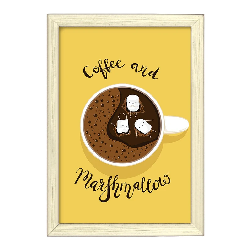 تابلو خندالو طرح کافی شاپ قهوه کد 27507