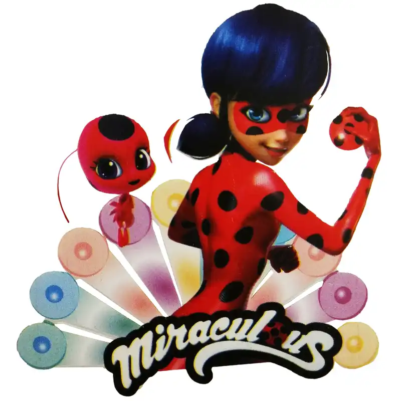 استیکر پارچه و لباس طرح دختر کفشدوزکی کد L 11