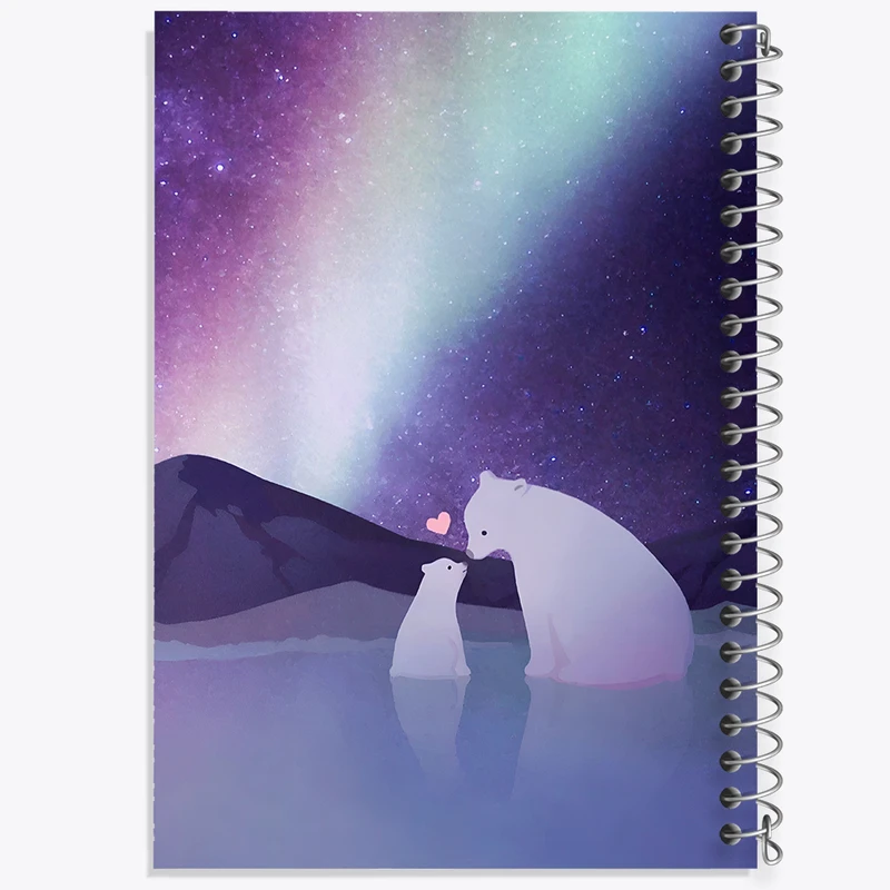 دفتر لیست خرید 50 برگ خندالو طرح خرس قطبی کد N4707