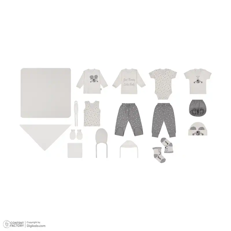 ست 17 تکه لباس نوزادی مدل موش