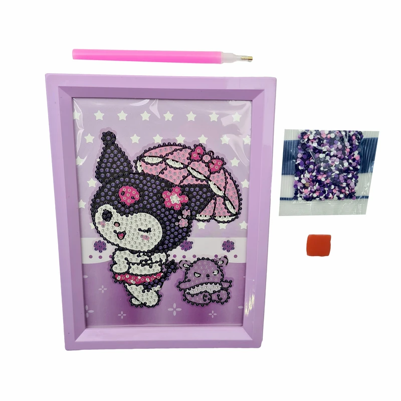 بازی آموزشی مدل ساخت تابلو نقاشی الماسی طرح کرومی A168-H11