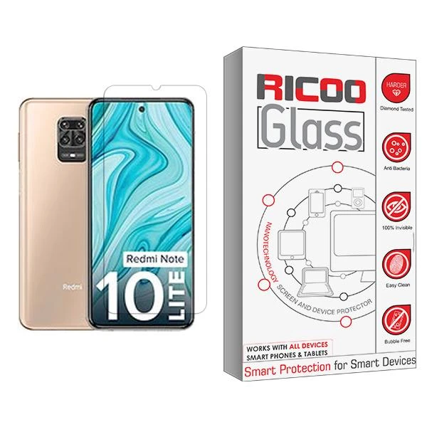 محافظ صفحه نمایش ریکو مدل Ricoo Glass MIX001 مناسب برای گوشی موبایل شیائومی Redmi Note 10 Lite
