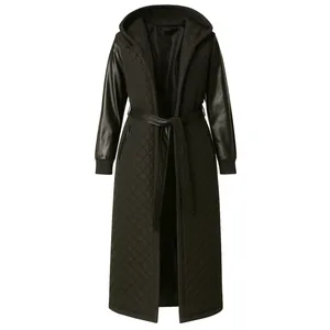 کاپشن بلند زنانه مدل چکاوک