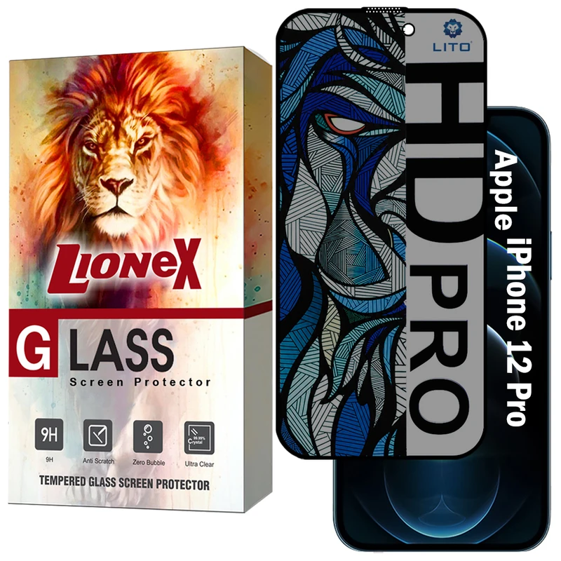 محافظ صفحه نمایش لایونکس مدل LITOPRVL مناسب برای گوشی موبایل اپل iPhone 12 Pro