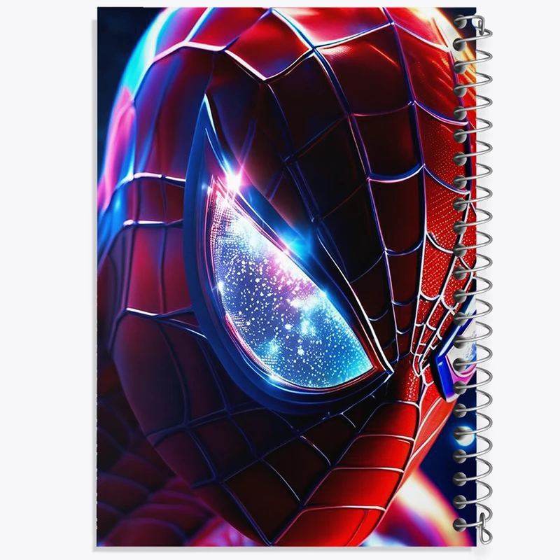 دفتر مشق 50 برگ خندالو طرح مرد عنکبوتی (Spider Man) کد N1773