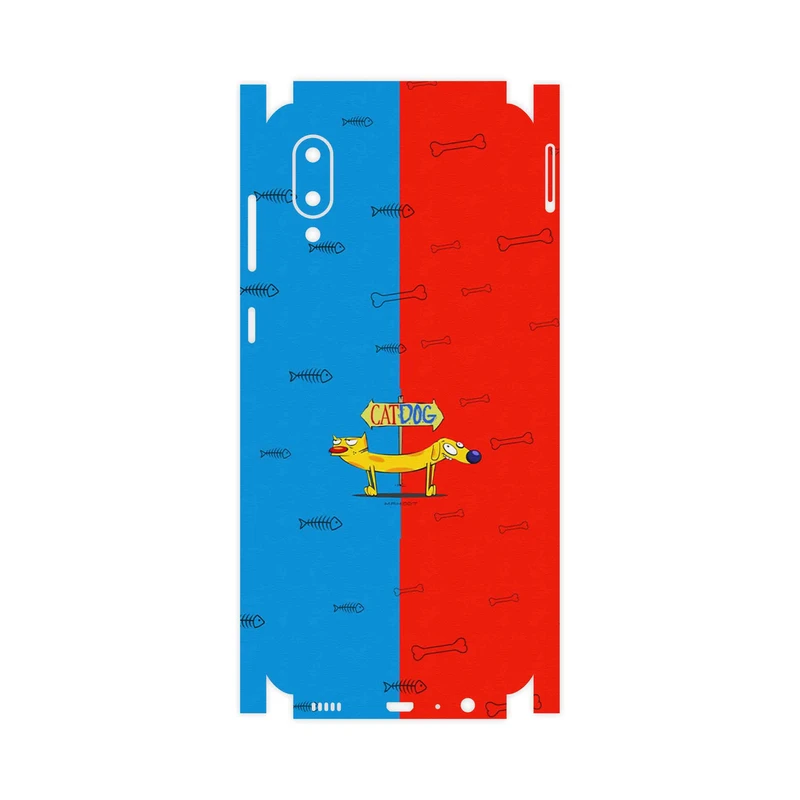 برچسب پوششی ماهوت مدل CatDog-FullSkin مناسب برای گوشی موبایل سامسونگ Galaxy A02