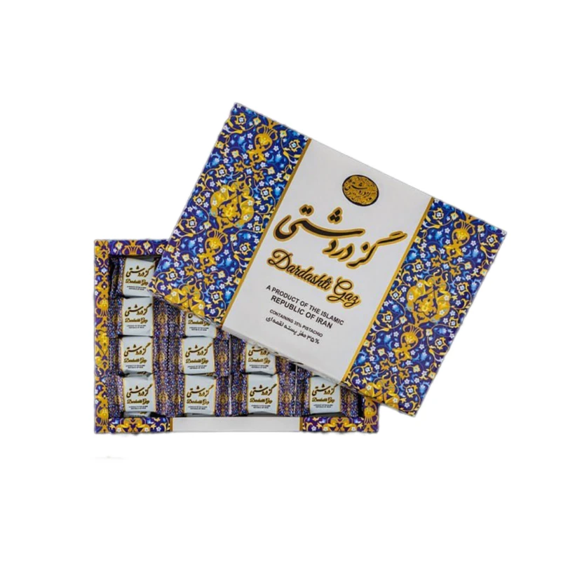 گز لقمه 35 درصد پسته فیروزه دردشتی - 400 گرم