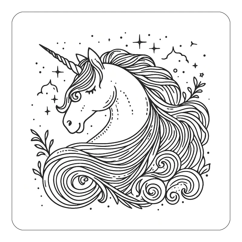 مگنت کاکتی طرح اسب تک شاخ و یونیکورن مدل mp31369