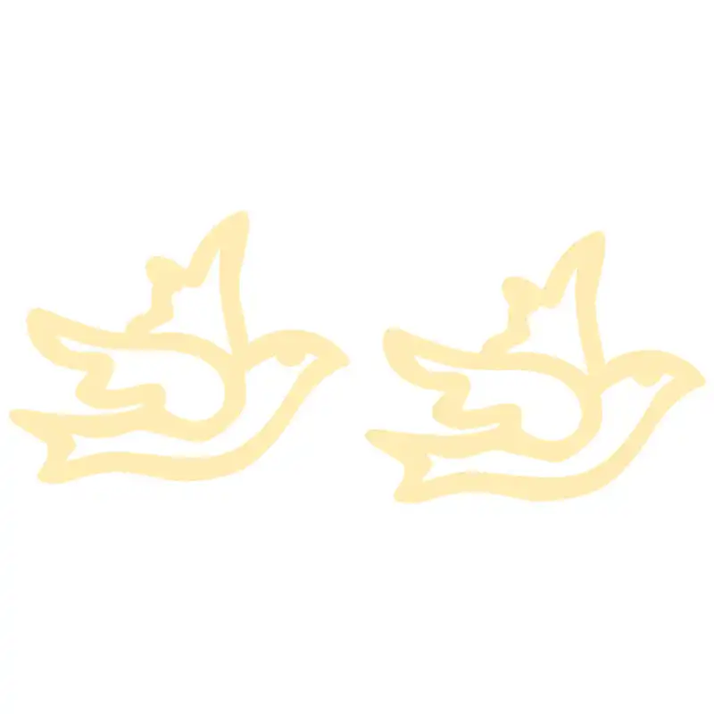 گوشواره طلا 18 عیار زنانه الن نار مدل 5175