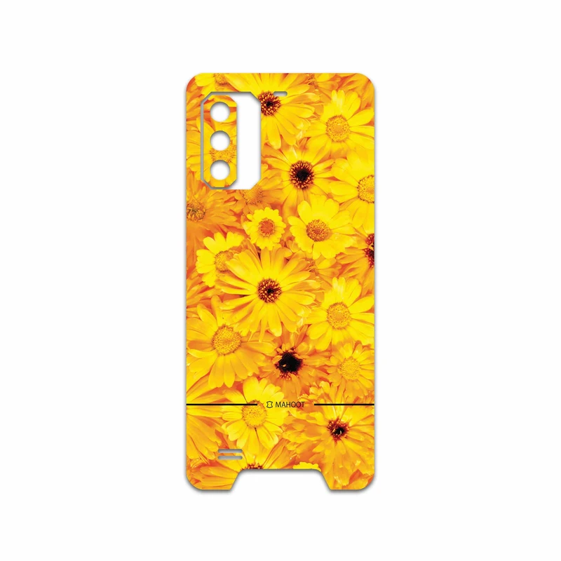 برچسب پوششی ماهوت مدل Yellow-Flower مناسب برای گوشی موبایل یولفون Armor 7