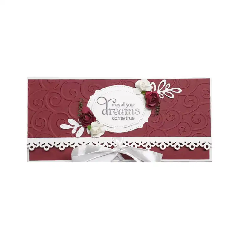 پاکت پول مدل گل رز