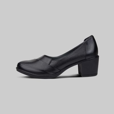 کفش پاشنه‌دار زنانه چرم عطارد مدل SH340