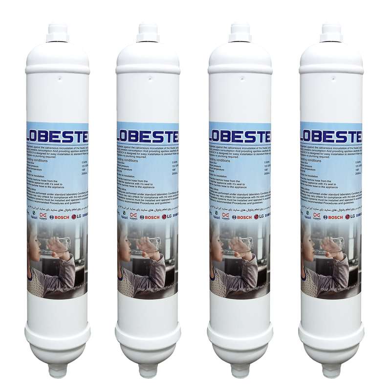 فیلتر یخچال ساید بای ساید لابستر مدل L1500 مجموعه 4 عددی