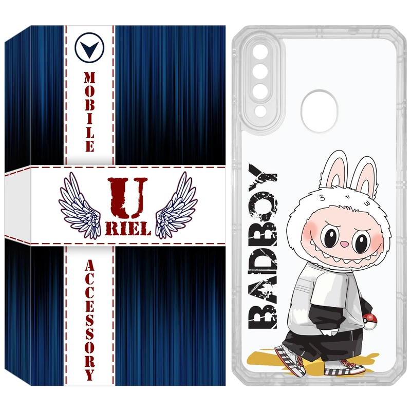 کاور یوریل مدل Clear کد 103 طرح لبوبو Labubu مناسب برای گوشی موبایل سامسونگ Galaxy A20s