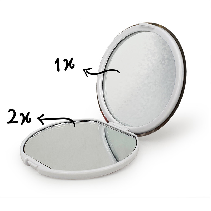 آینه جیبی خندالو طرح روکا انیمه اشتاینز گیت مدل تاشو کد 17497