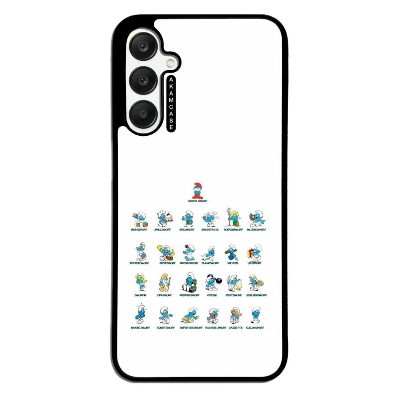 کاور آکام مدل AMC-WSGA25-SMURFS-3 مناسب برای گوشی موبایل سامسونگ Galaxy A25