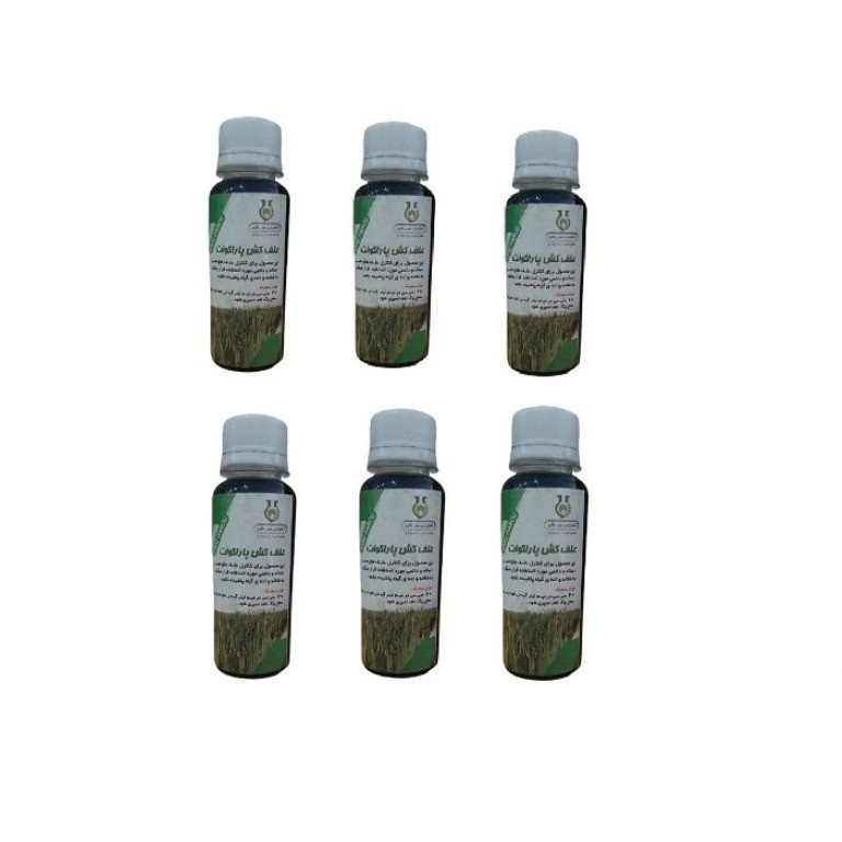 سم علف کش پاراکوات سبزدارو کد P6 حجم 120 میلی لیتر مجموعه 6 عددی