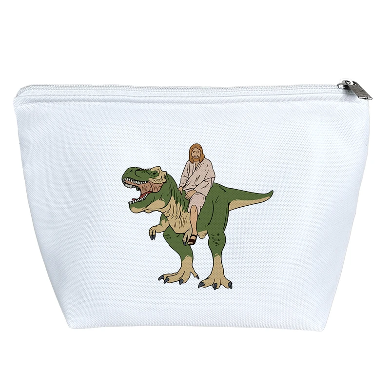 کیف لوازم آرایش دخترانه خندالو مدل دایناسور کد 7758