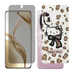 Glass Together model Privacy screen protector suitable for Honor 200 mobile phone with back cover sticker