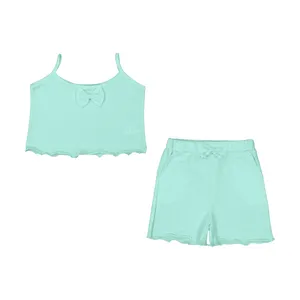 ست نیم تنه و شلوارک دخترانه اسنومن مدل 001