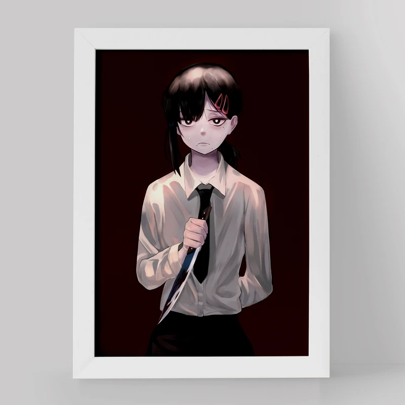 تابلو خندالو مدل ریزه انیمه مرد اره ای کد 17891