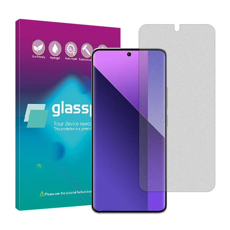محافظ صفحه نمایش مات گلس پرو مدل Resistant مناسب برای گوشی موبایل شیائومی Redmi Note 13 Pro Plus