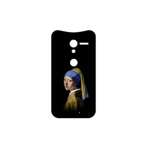 MAHOOT Girl with a Pearl Earring of Vermeer Cover Sticker for Motorola Moto X
