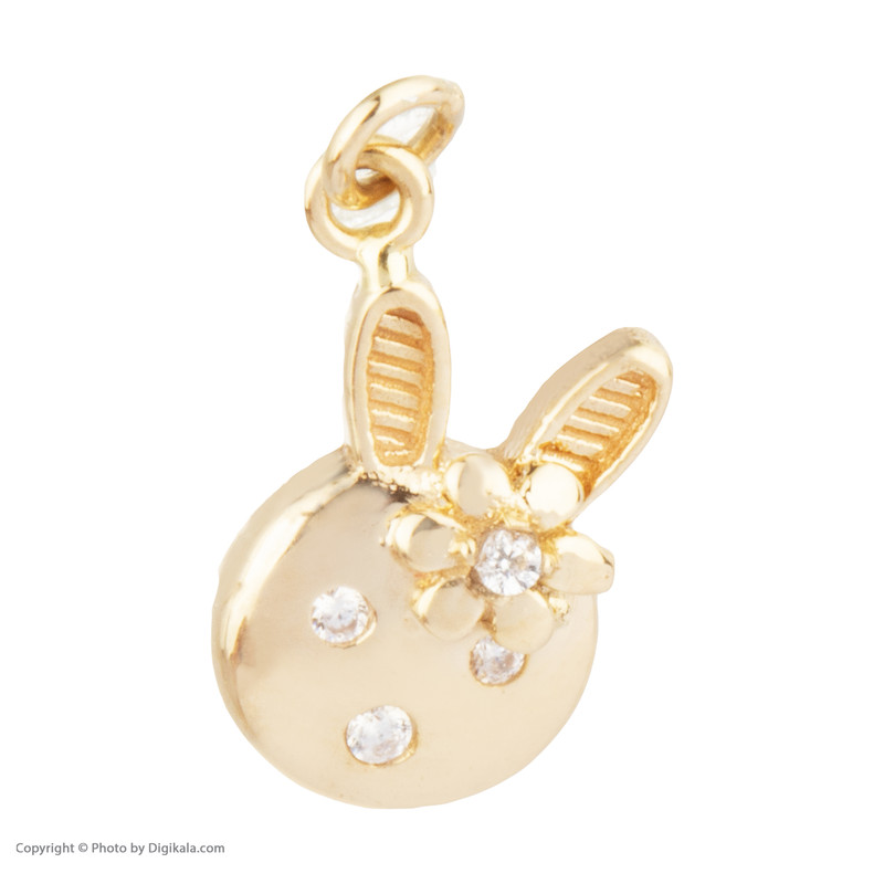 آویز گردنبند طلا 18 عیار دخترانه گالری روبی مدل 21096051