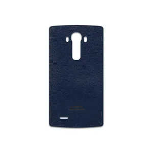 MAHOOT Deep-Blue-Leather Cover Sticker for LG G4