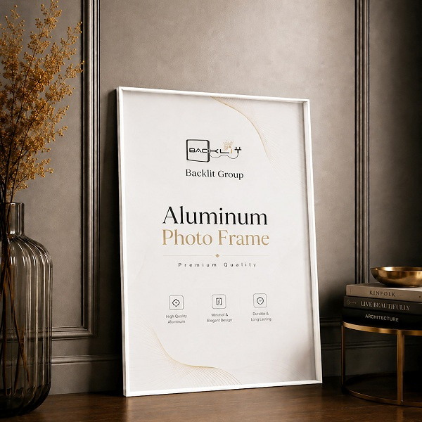 قاب عکس بکلیت مدل آلومینیومی AL-S5070 سایز 70×50 سانتی متر