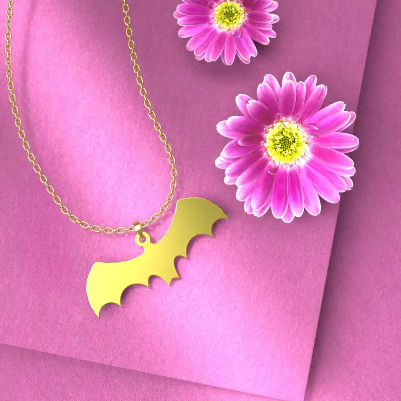 گردنبند طلا 18 عیار زنانه مدوپد مدل هالووین کد G3-1-1028