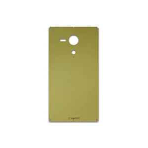 MAHOOT Matte-Gold Cover Sticker for Sony Xperia SP