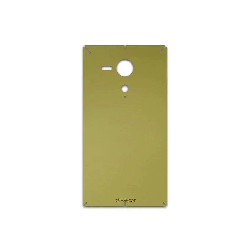 برچسب پوششی ماهوت مدل Matte-Gold مناسب برای گوشی موبایل سونی Xperia SP
