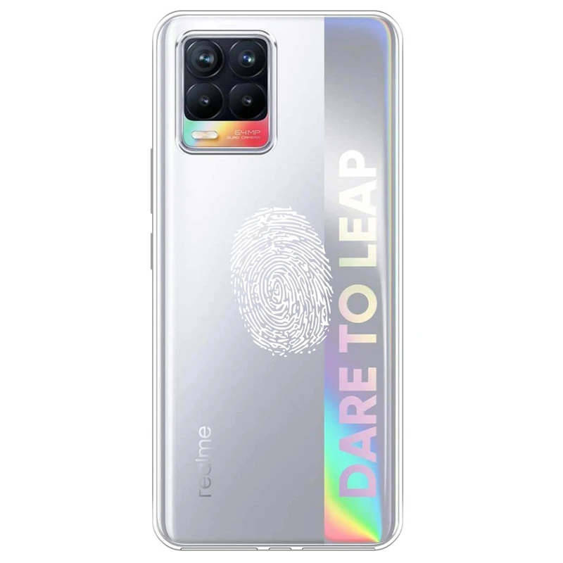 کاور مگافون طرح اثر انگشت مدل C62-W مناسب برای گوشی موبایل ریلمی 8 4G / 8 Pro