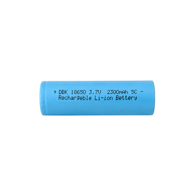 باتری لیتیومی قابل شارژ دی بی کی مدل DBK 18650 2300mAh 5c 3.7V LI-ION ظرفیت 2300 میلی آمپر ساعت