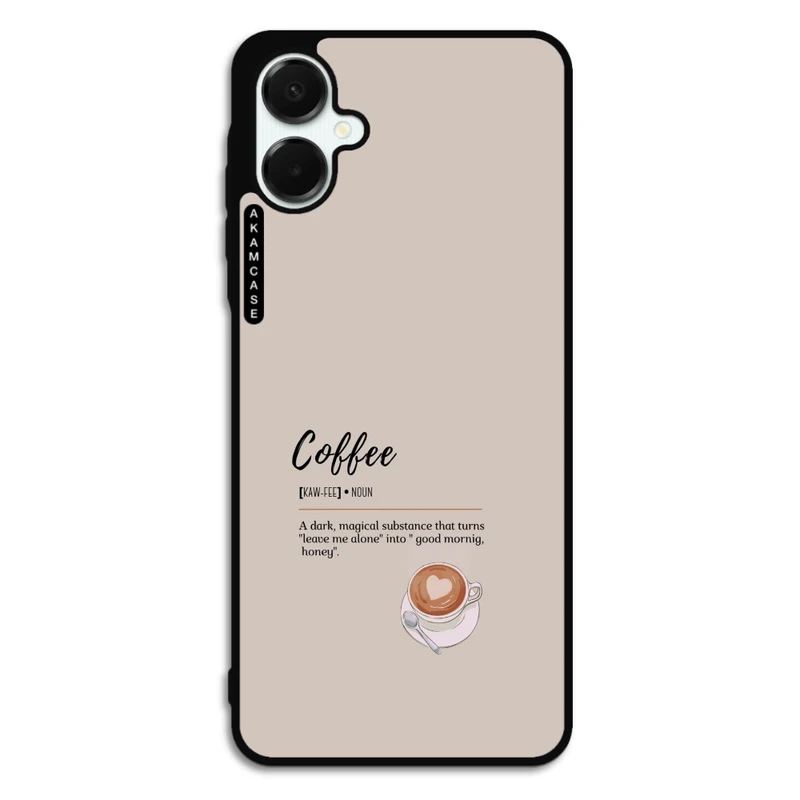 کاور آکام مدل AMC-WSGA06-COFFEE-16 مناسب برای گوشی موبایل سامسونگ Galaxy A06
