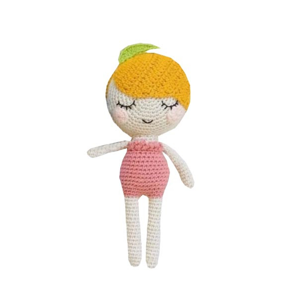 عروسک بافتنی مدل دخترک میوه ای کد 47